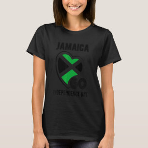 Jamaica 60. Unabhängigkeitstag Herz Jamaika 60 Ind T-Shirt