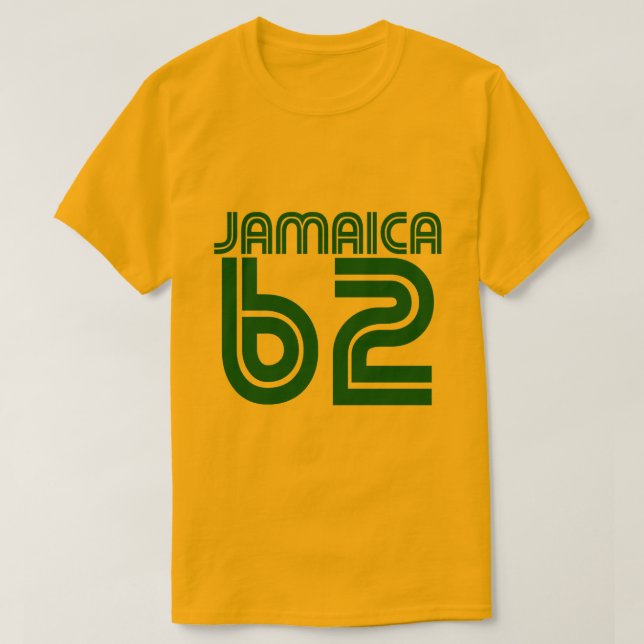Jamaica 62 - Proud Jamaicans - Reggae Rasta Shirt (Design vorne)
