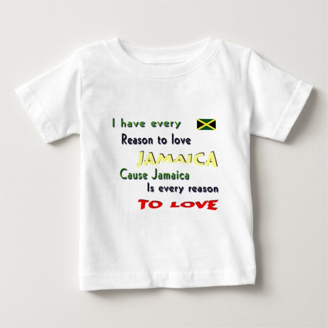 Jamaica Baby T-shirt (Vorderseite)