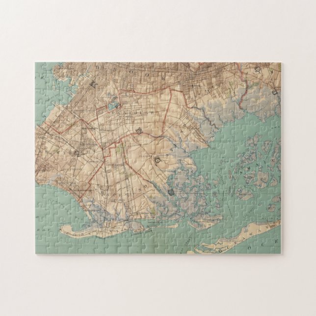 Jamaica Bay und Brooklyn (Horizontal)