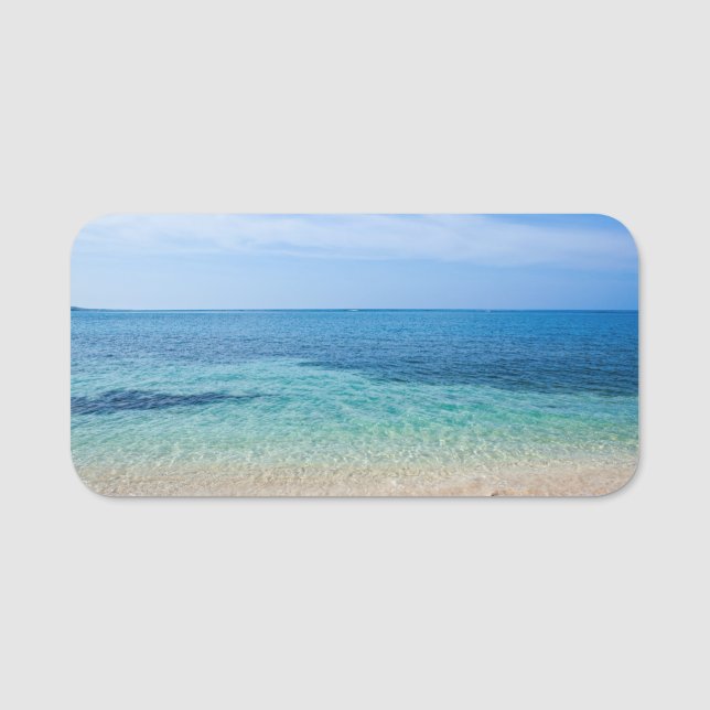 Jamaica Beach Namensschild (Vorderseite)