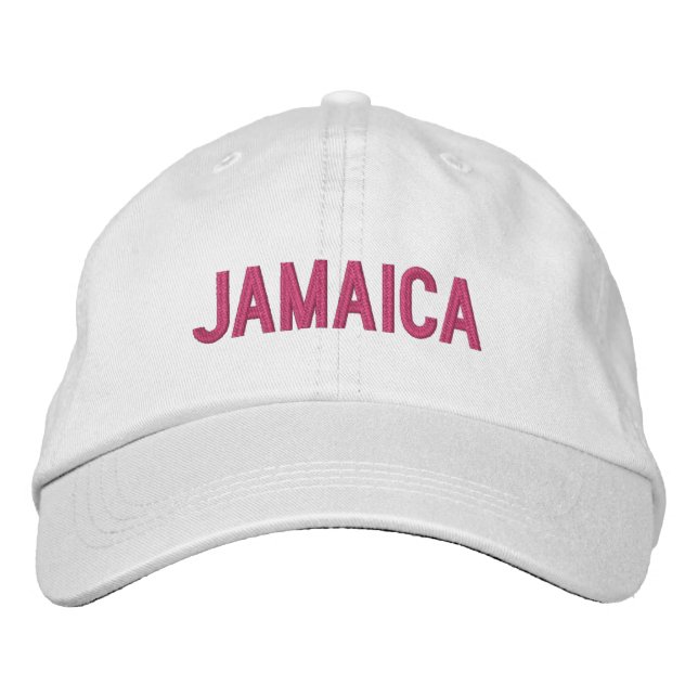 JAMAICA BESTICKTE BASEBALLKAPPE (Vorderseite)