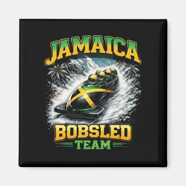 Jamaica Bobsled Team Magnet (Vorne)