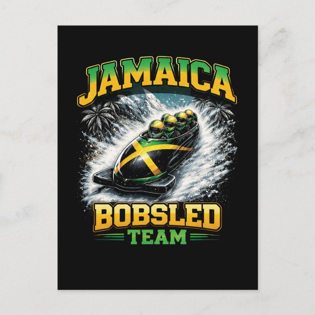 Jamaica Bobsled Team Postkarte (Vorderseite)