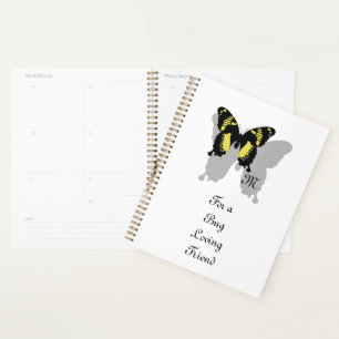 Jamaica Butterfly Shadow Monogram Planer
