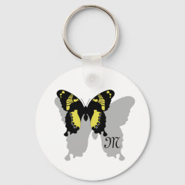 Jamaica Butterfly Shadow Monogram Schlüsselanhänger