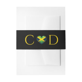 Jamaica Couple Wedding Einladungsbanderole