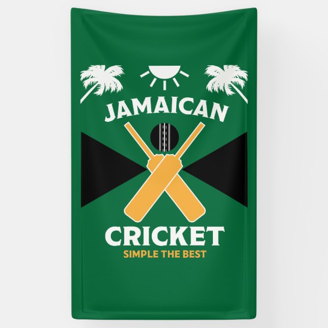 Jamaica Cricket Banner (Vertikal)