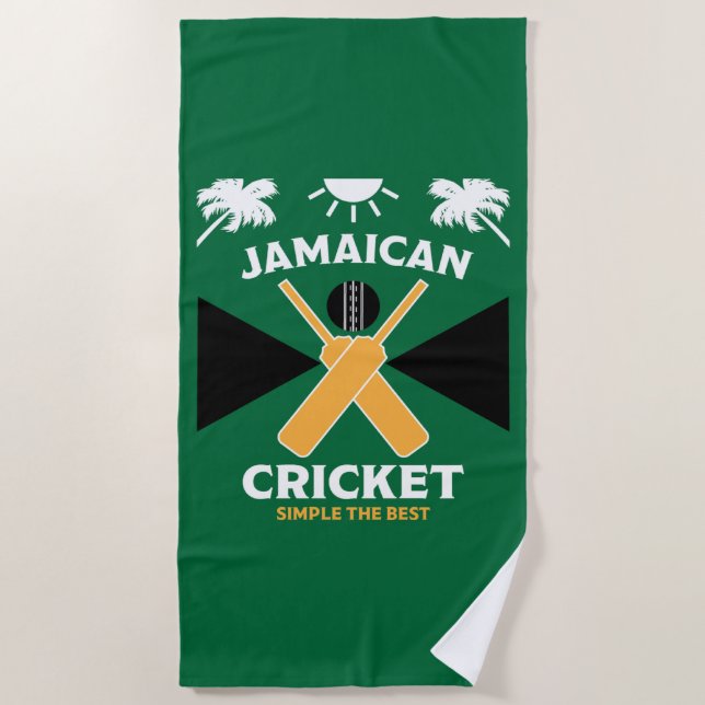 Jamaica Cricket Strandtuch (Vorderseite)