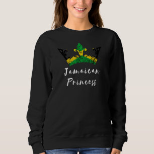Jamaica Crown Jamaikanische Prinzessin Karibik Pri Sweatshirt