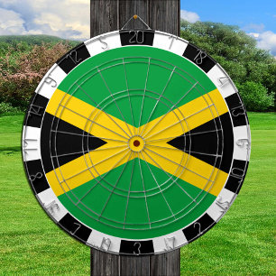 Jamaica Dartboard, Spielbrett, jamaikanische Flagg Dartscheibe