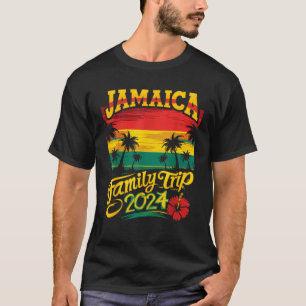 Jamaica Family Trip 2024 Jamaika Karibik Beach T-Shirt