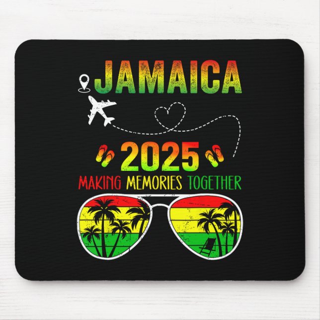 Jamaica Family Wiedersehen 2025 Erinnerungen Vacat Mousepad (Vorne)