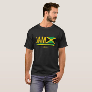 Jamaica Flag ISO-Code Alpha 3 Design-T - Shirt