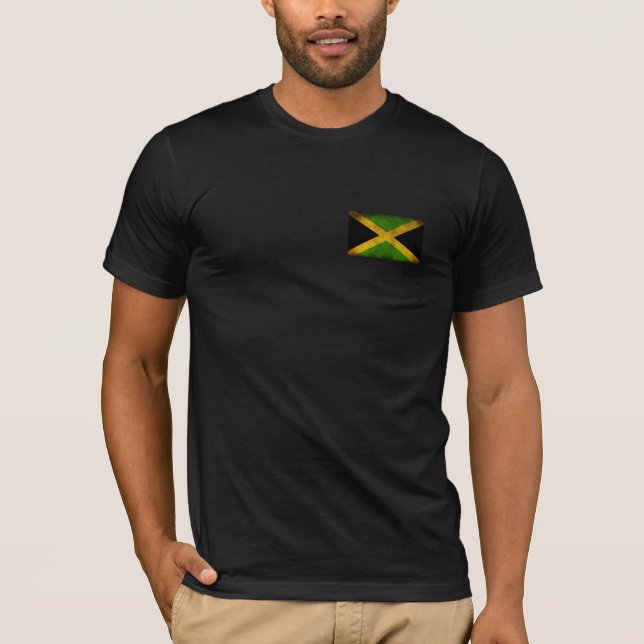Jamaica Flag - Proud Jamaicans - Jah Army Shirt (Vorderseite)