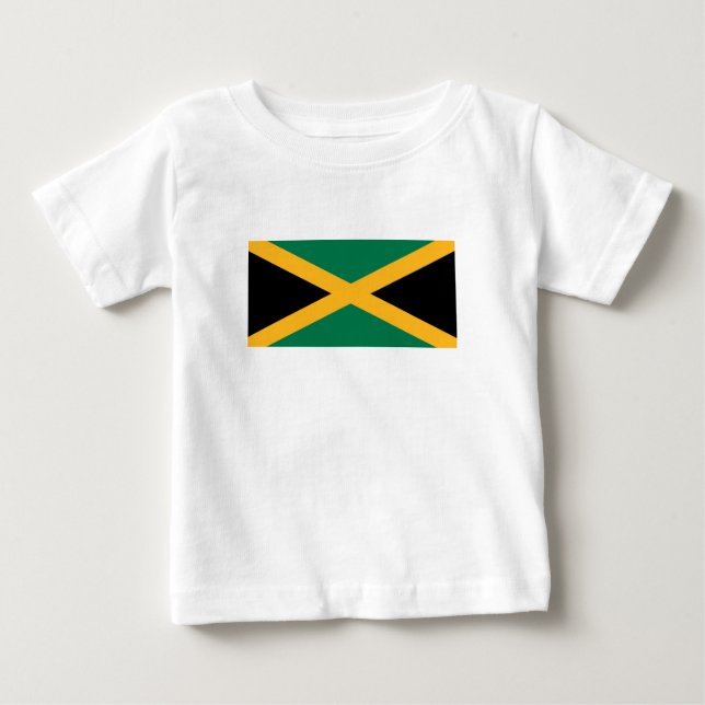 Jamaica-Flagge Baby T-shirt (Vorderseite)