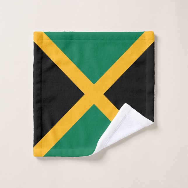 Jamaica-Flagge Badhandtuch Set (Waschlappen)