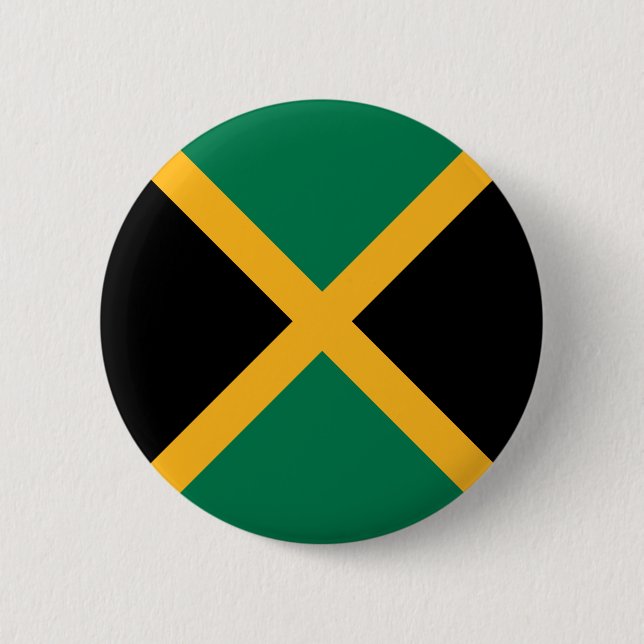 Jamaica-Flagge Button (Vorderseite)