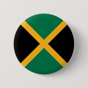Jamaica-Flagge Button