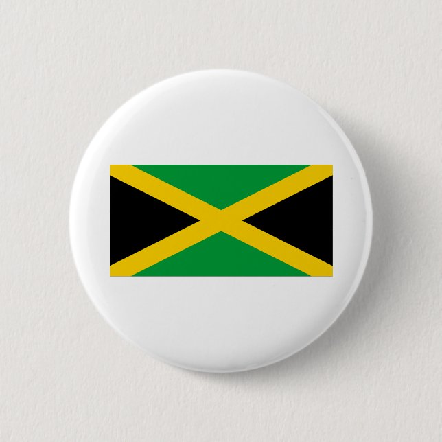 Jamaica-Flagge Button (Vorderseite)