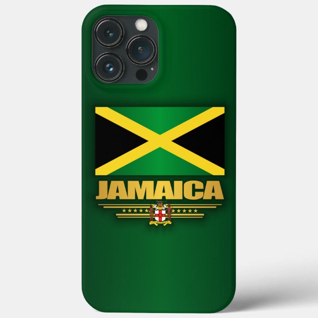 Jamaica-Flagge Case-Mate iPhone Hülle (Rückseite)