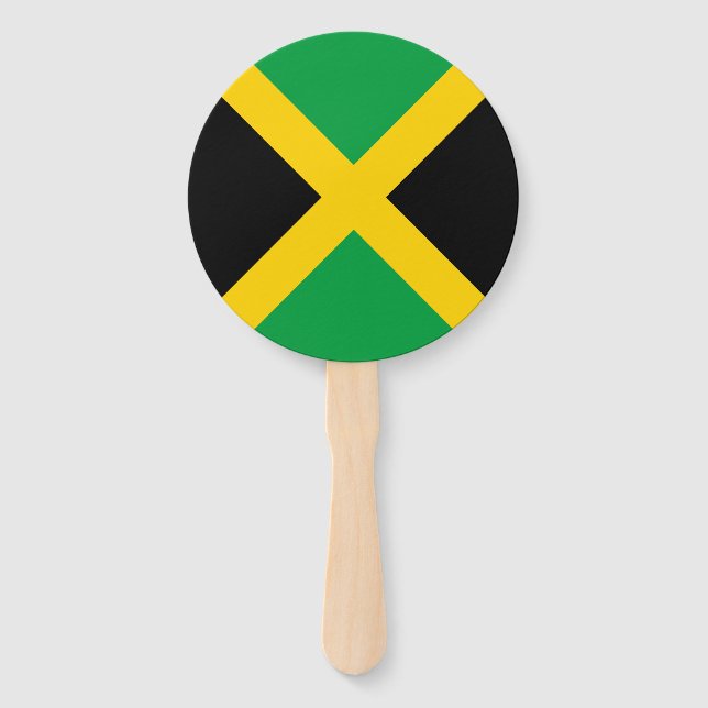 Jamaica-Flagge Fächer (Vorderseite)