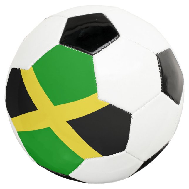 Jamaica-Flagge Fußball (Dreiviertel)