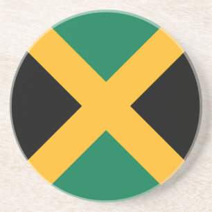 Jamaica-Flagge Getränkeuntersetzer