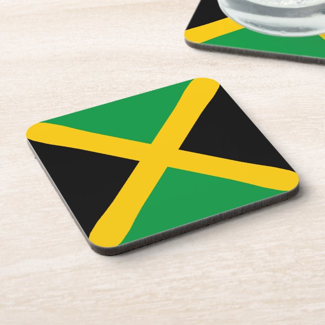 Jamaica-Flagge  Getränkeuntersetzer (Linke Seite)