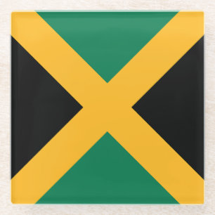 Jamaica-Flagge Glasuntersetzer