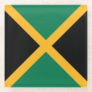 Jamaica-Flagge Glasuntersetzer
