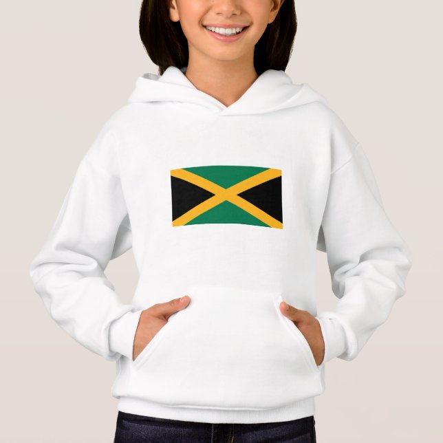 Jamaica-Flagge Hoodie (Vorderseite)