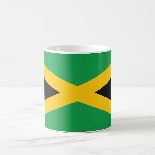 Jamaica-Flagge Kaffeetasse (Mittel)