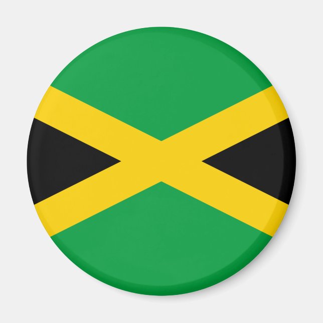 Jamaica-Flagge Magnet (Vorne)