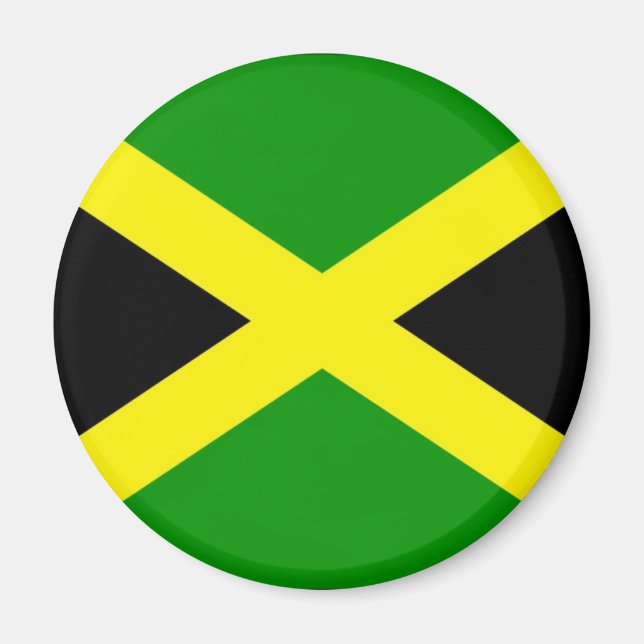 Jamaica-Flagge Magnet (Vorne)