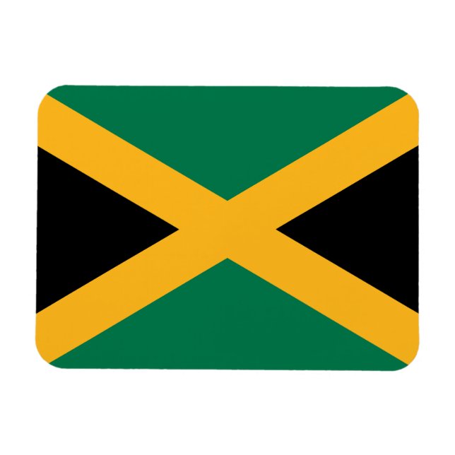 Jamaica-Flagge Magnet (Horizontal)