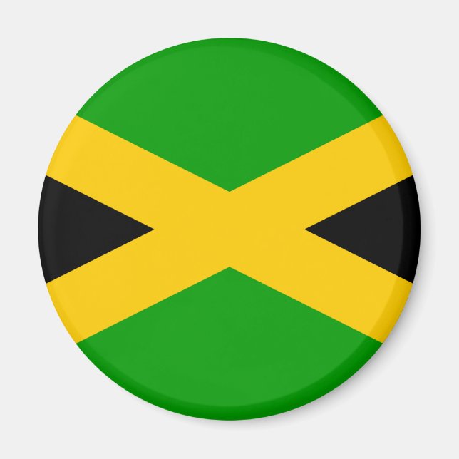 Jamaica-Flagge Magnet (Vorne)