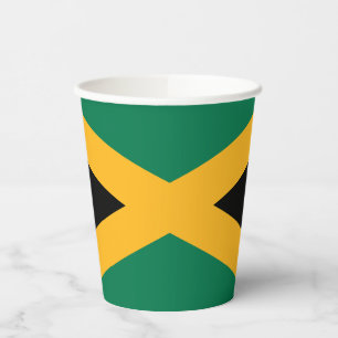 Jamaica-Flagge Pappbecher