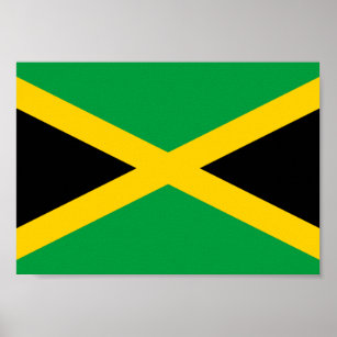 Jamaica-Flagge Poster