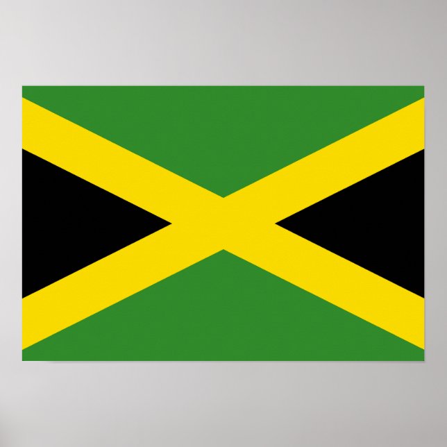 Jamaica-Flagge Poster (Vorne)
