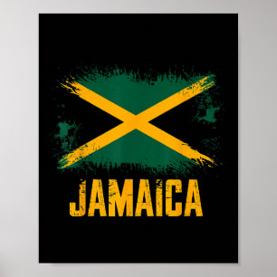 Jamaica-Flagge Poster