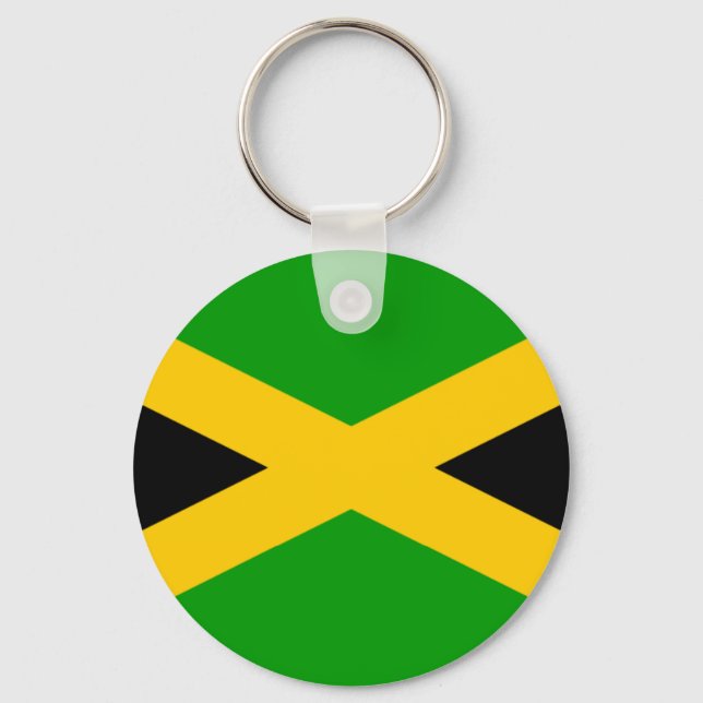 Jamaica-Flagge Schlüsselanhänger (Vorderseite)
