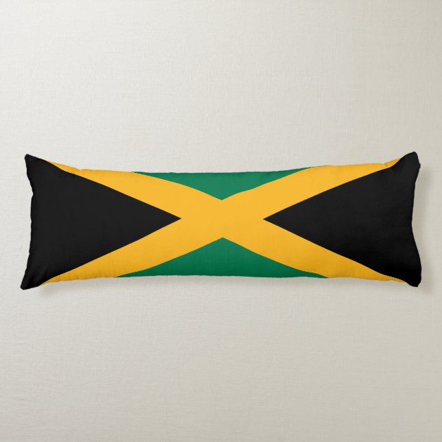 Jamaica-Flagge Seitenschläferkissen (Vorderseite)