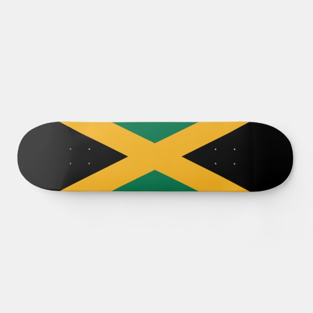 Jamaica-Flagge Skateboard (Horizontal)