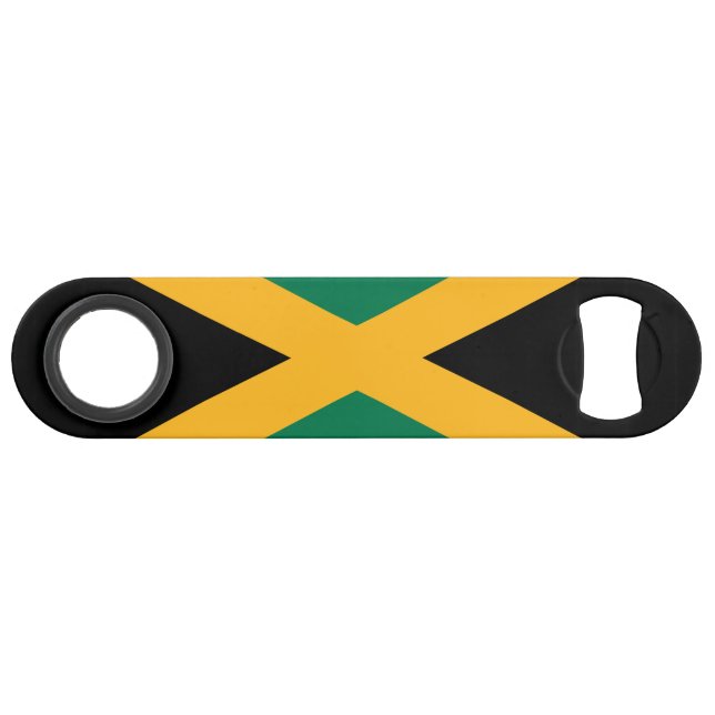 Jamaica-Flagge Speed Flaschenöffner (Vorderseite (Horizontal))