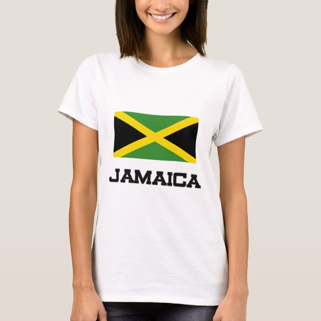 Jamaica-Flagge T-Shirt (Vorderseite)