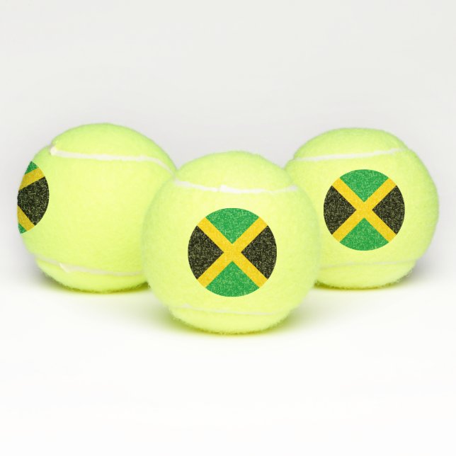 Jamaica-Flagge Tennisbälle (Multi)