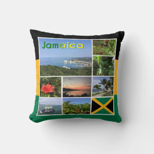 Jamaica Foto Collage Kissen