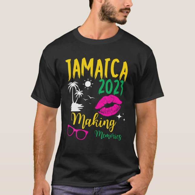 Jamaica Girls Trip 2023 Erinnerungen Urlaub machen T-Shirt (Vorderseite)