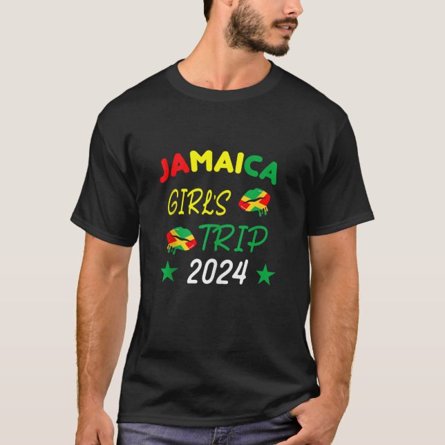 Jamaica Girls Trip 2024 Sommerurlaub Funny Jama T-Shirt (Vorderseite)